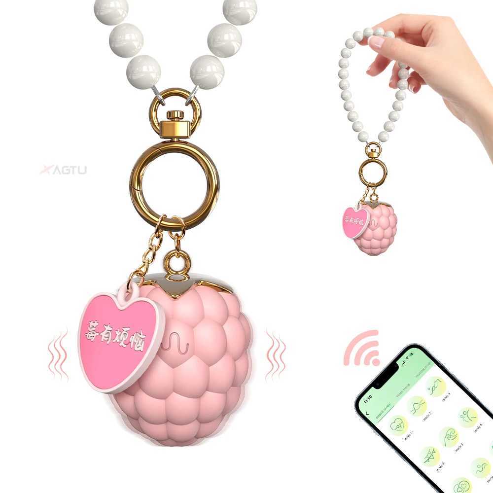 Bluetooth APP Control Bullet Vibrator Female Portable Keychain Clitoris Stimulator Massager Adult Goods Sex Toys for WomenXJ241206
