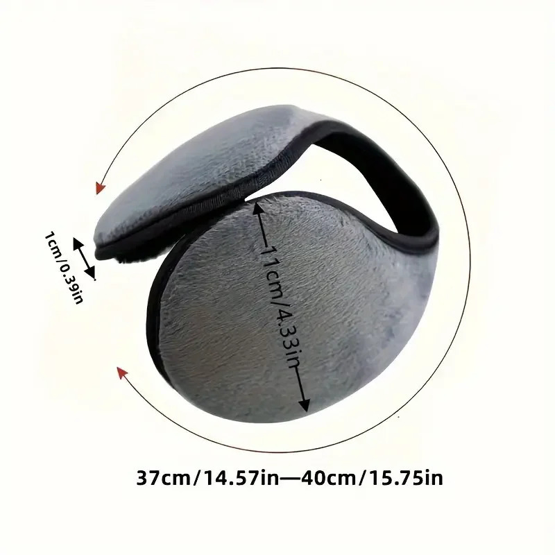 4PCS Winter plug earmuffs suitable for outdoor cycling and skiing mens and womens warm earmuffs Bohemian style earmuffs 241205