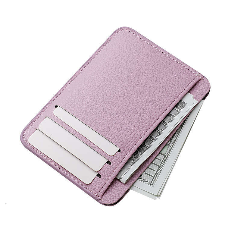Pu Holder Wholesale Ultra-Thin Small And Exquisite, Large Capacity Multi Slot Student Card Bag Women, Short Wallet For Women B4