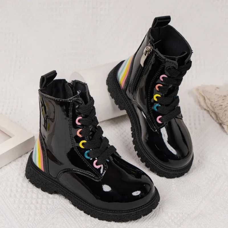 Kids Boots Children Shoes Short Boots Princess Boot Leather Boots Kids Shoe for Girl Winter Shoe for Boy Kids Botines Botas 2024XJ241206