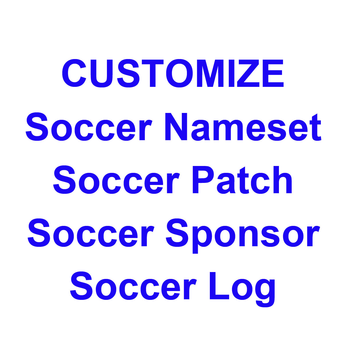 Customize Nameset Printing Customize DIY Patch Badge Sponsor Heat Transfer Iron On Soccer Patch Badge