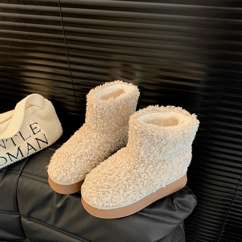 2025 free shipping boots snow winter womens boots shoes boot mens booties autumn winter warm boots fashion lotus black