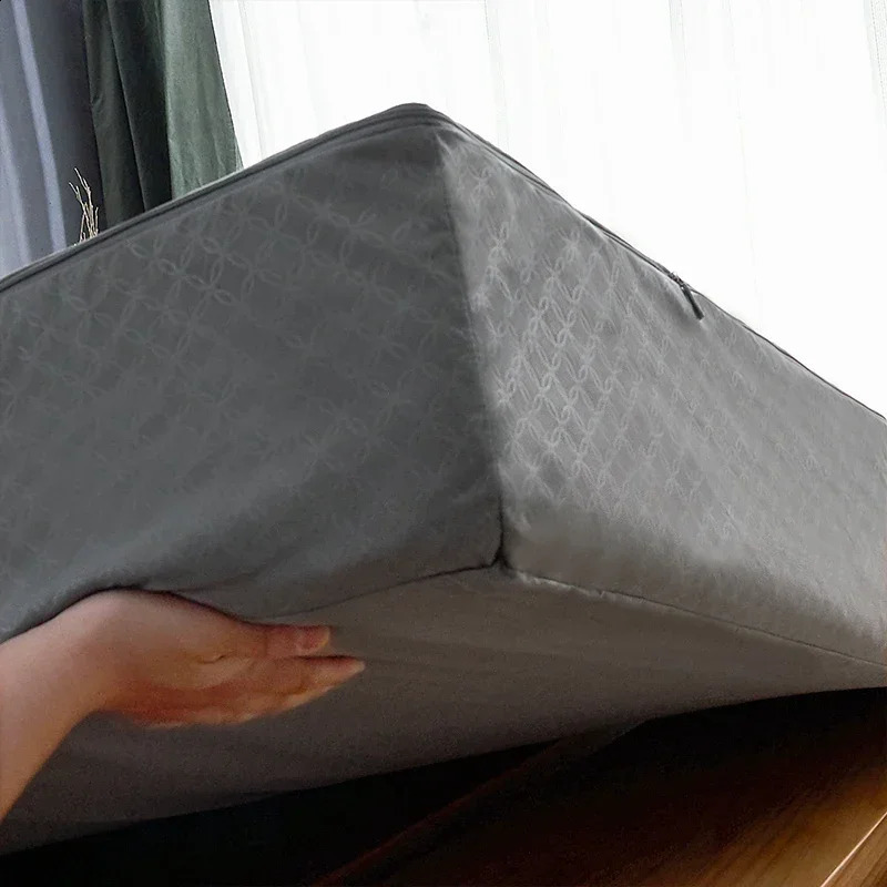 Waterproof Mattress Cover With Zipper Six Sides All Inclusive Tatami Mattress Cover Queen Quilted Bed Fitted Sheet Customizable 241205