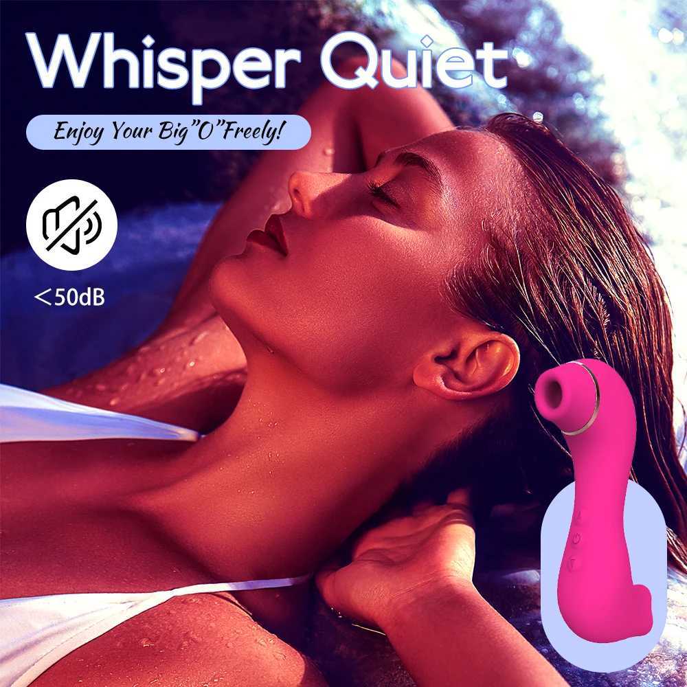 2 in 1 Sucking Vibrator with Tongue Licking 10 Modes Vagina Clitoris Stimulator Oral Sucker Erotic Sexy Sex Toys for WomenXJ241206