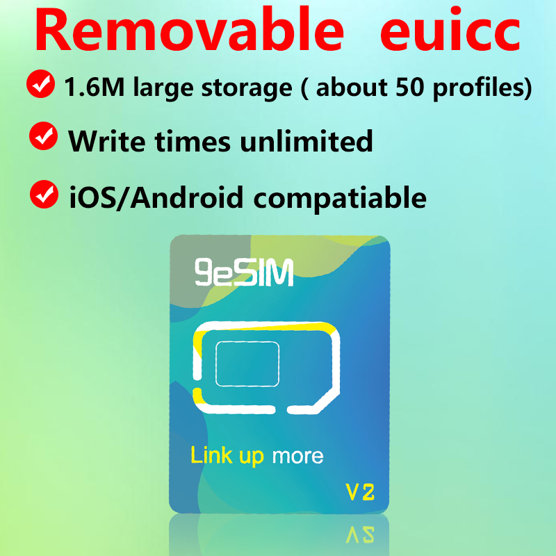 EUICC ESIM-to-SIM Card Adapter Compatible with Android & iPhone Models - Easy Swap Converter estk me