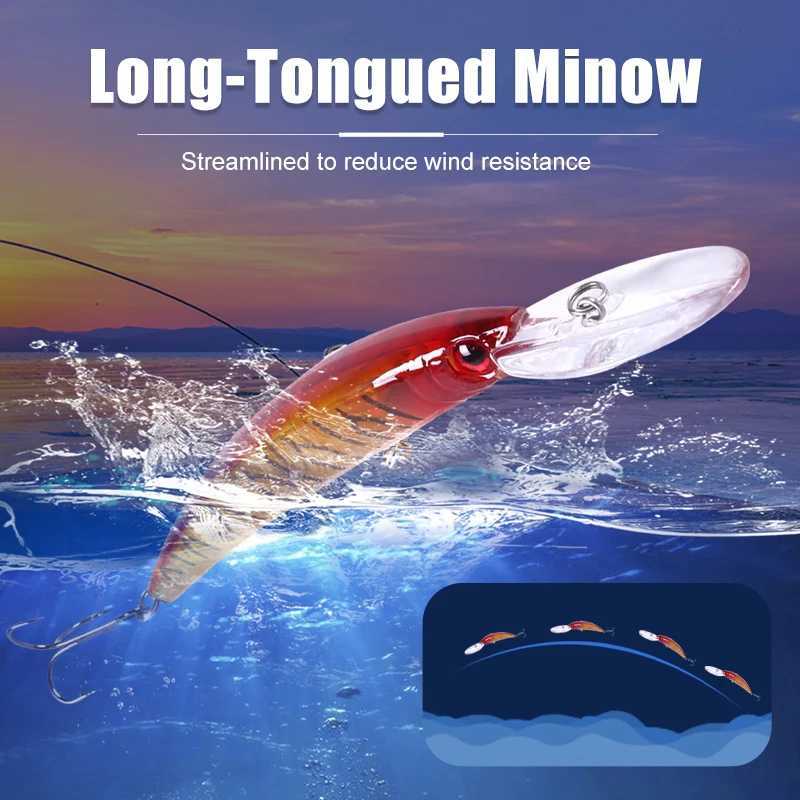 1pcs 15cm 15g Deep Diving Jerkbait Artificial Hard Bait Fishing Wobbrs Minnow Lure for Bass Pike Carp Fishing TackXJ241128