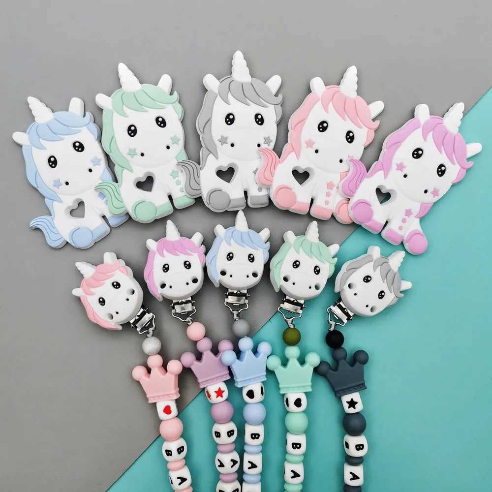 Pacifier Holders Clips# Custom English Russian Silicone Letter Name Baby Silicone Pendant Pacifier Clips Chains Teether Baby Kawaii Toy Gifts H241206