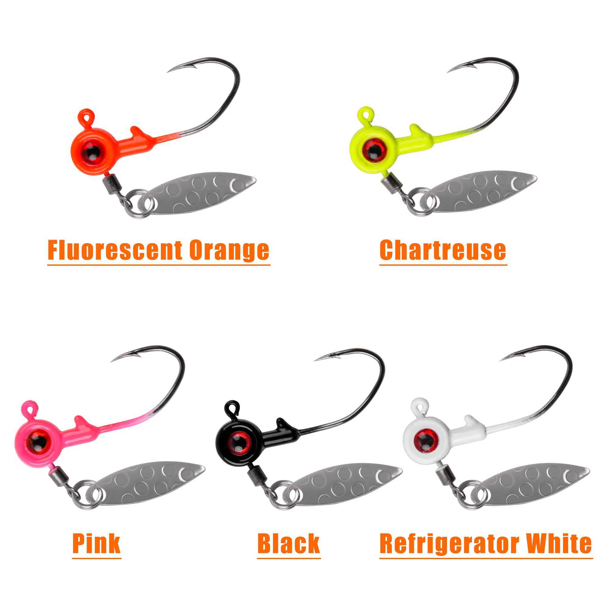 10PCS Jig s Freshwater Fishing Lures Jig With Eye Ball Painted Hooks Fishing Jigs For Bass CrappieXJ241128