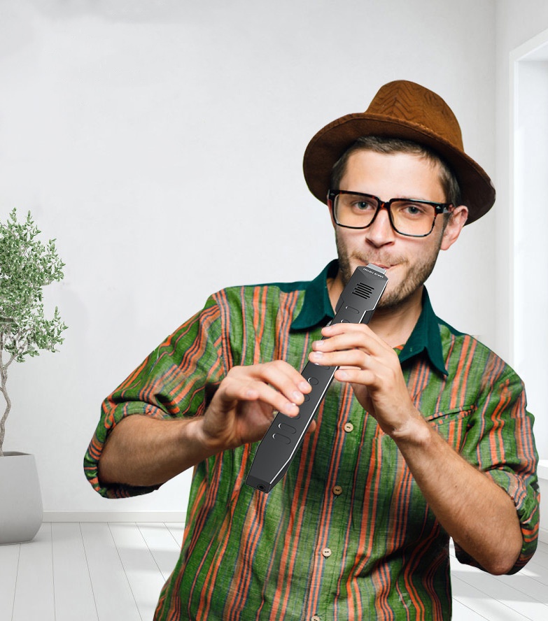 User-Friendly Miniature Electronic Flute Keyboard - Versatile Sound System Perfect for Quick Pitch Practice