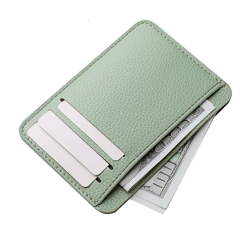 Pu Holder Wholesale Ultra-Thin Small And Exquisite, Large Capacity Multi Slot Student Card Bag Women, Short Wallet For Women B4