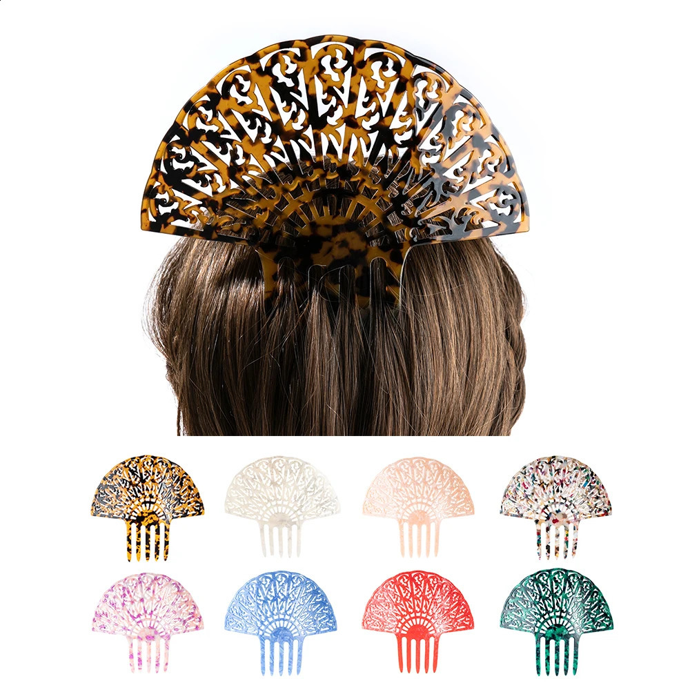 Womens Classic Acetate Hair Clip Accessories Hair Clip TortoiseshellJewelry Vintage Flamenco Dancer 241216