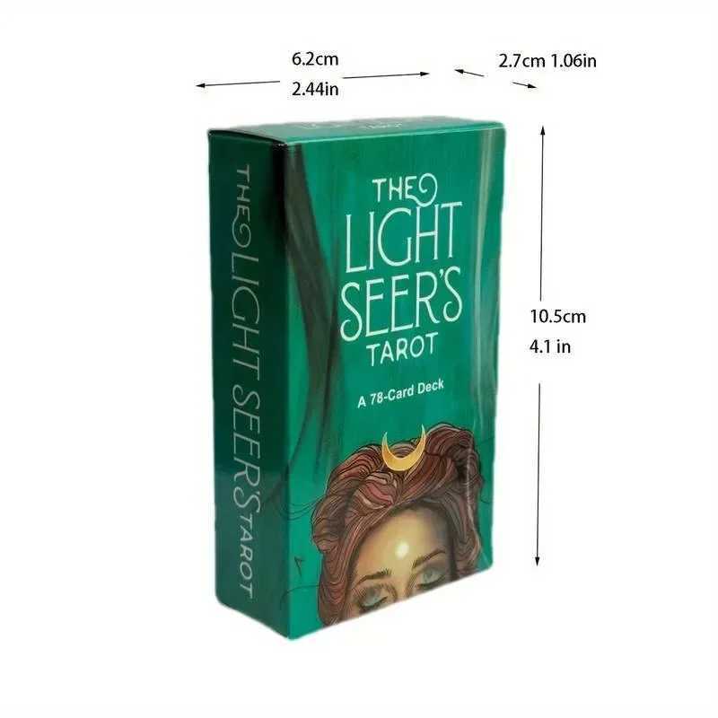 1 Box The Light Seers Tarot Cards 78-Card Full Color Tarot Set for Tarot Reading Fortune Telling Divination Board Game CardsXJ241206