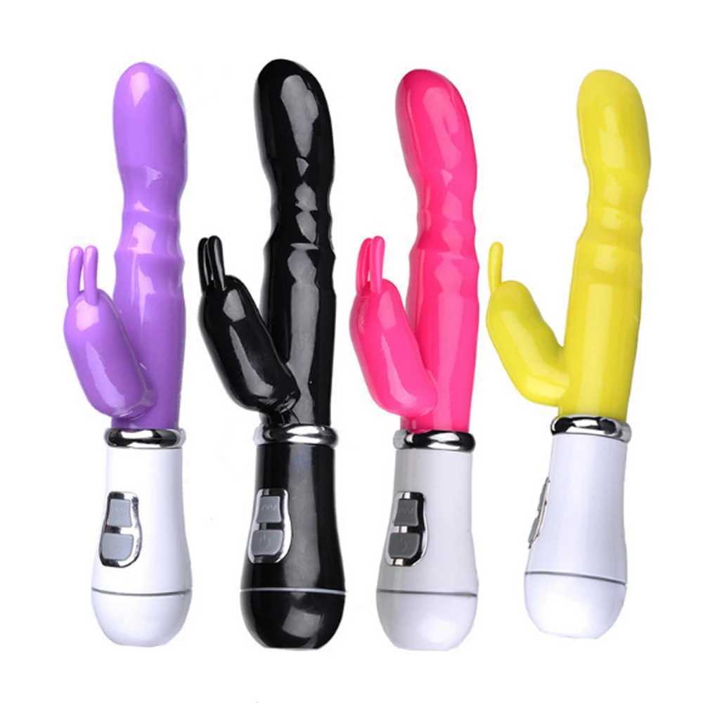 Rabbit Vibrator for Women Powerful G Spot Female Clitoris Stimulator Vibrating Silent Adult Sex Toy For Female Masturbator ShopXJ241206
