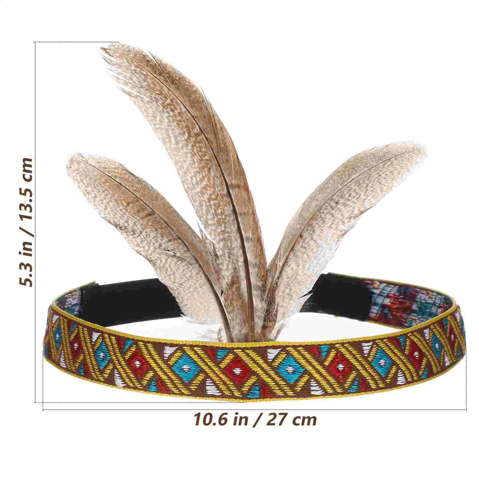 Headpieces Headdress Makeup Headband Party Hair Accessory Indian Child Headwear 241122
