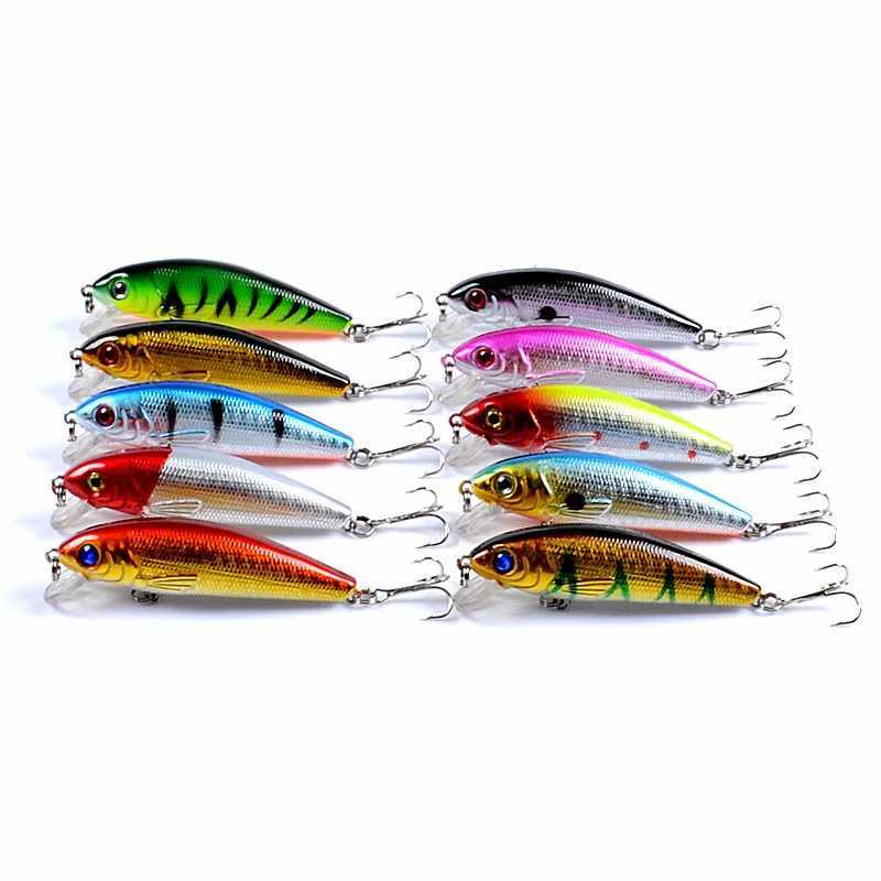 1pcs Floating Fishing Lures Minnow Crankbait 7.2cm 8.6g Isca Artficial Hard Bait Wobbrs Bass Carp Swimbait Trolling TackXJ241128
