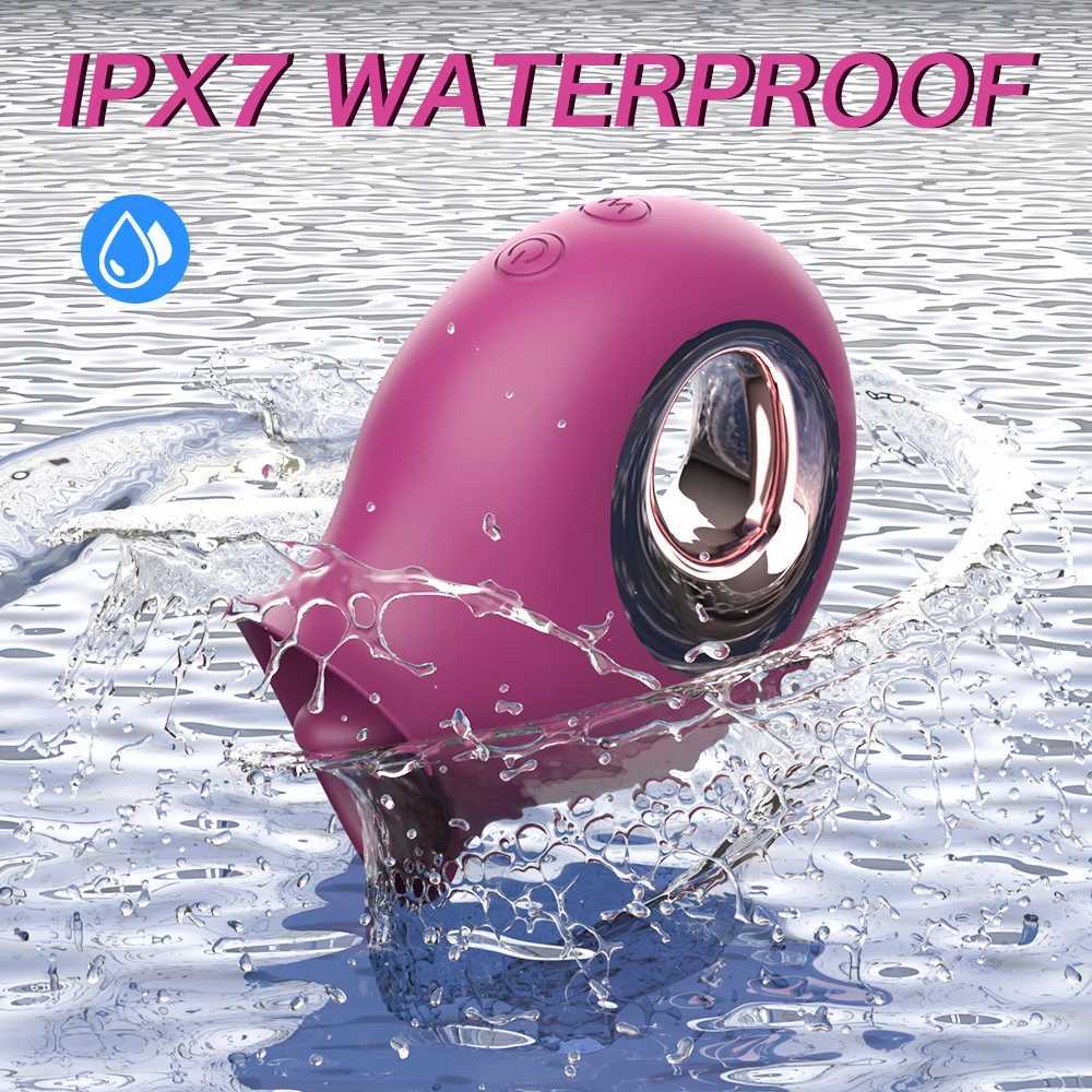 Tongue Sex Toys Female Masturbator Clitoris Stimulator Nipple Licking Massager Tongue Vibrator Erotic Mane Sex Toy for WomanXJ241206