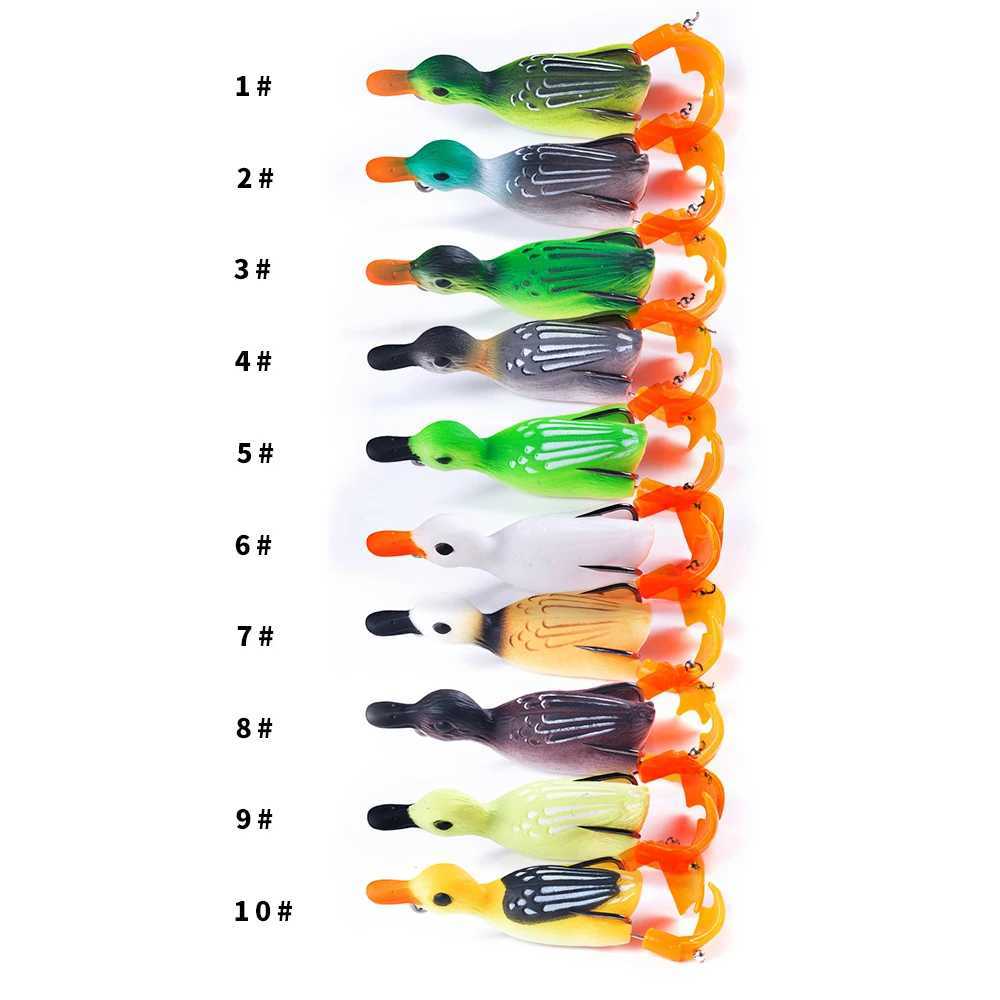 11.2g 8.5cm duck Fishing Lure Ducking Fishing Frog Lure Artificial Bait Duckling 3D Eyes Fishing Baits Bass Carp Pike FishingXJ241128