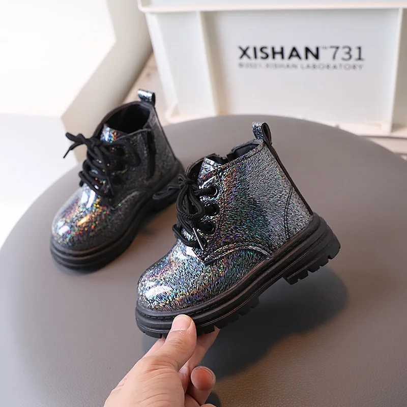 Children Leather Boots Anti Slip Soft Sole Ankle Boot Winter Shoe for Girl Kids Shoe for Girl Toddler Boots Baby Girl Shoe BotaXJ241206