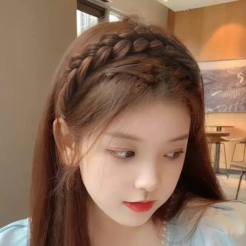 1pc Twist Headbands for Women Wide Fishbone Braids Hairbands Handmade Retro Head Hoop Styling Headwear Accessories 241122