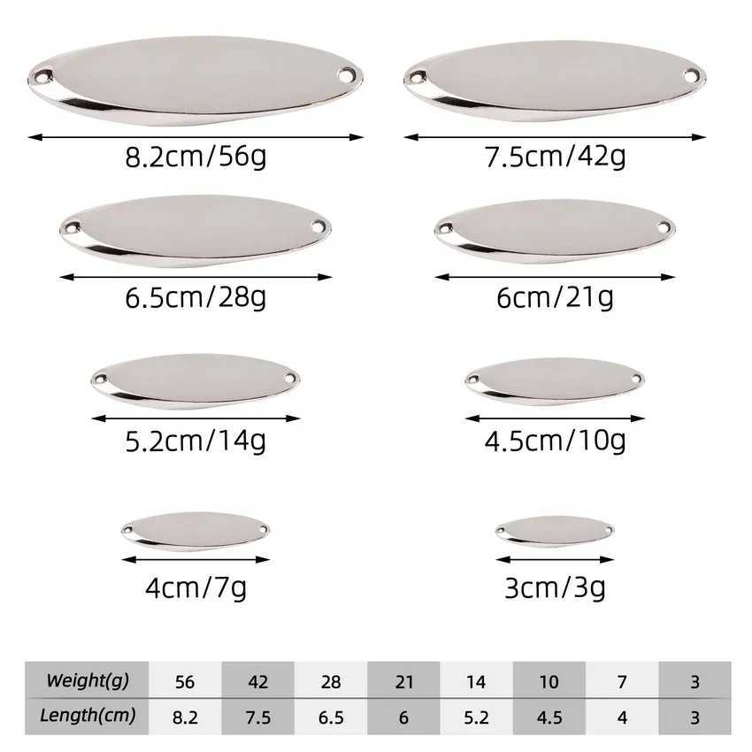 7g 10g 14g 21g 28g Metal Spinner Spoon Trout Fishing Lure Hard Bait Pailtte Artificial Bait Small Hard Sequins Spinner LuresXJ241128