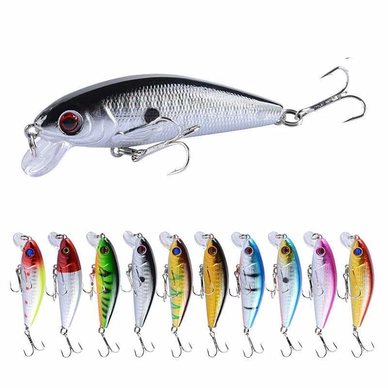 1pcs Floating Fishing Lures Minnow Crankbait 7.2cm 8.6g Isca Artficial Hard Bait Wobbrs Bass Carp Swimbait Trolling TackXJ241128