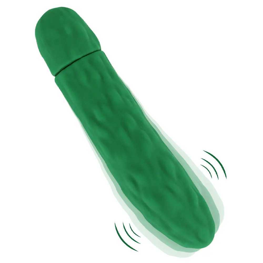 Cucumber Vibrator Dildo Vibrator Sex Shop Nipple Clit Massager Female Masturbator G-spot Vagina Stimulator Sex Toys for CoupleXJ241206
