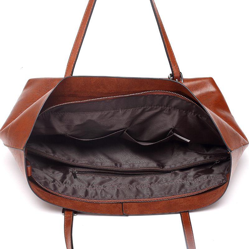Free Shipping DIDABEAR Brand Leather Tote Bag Women Handbags Female Designer Large Capacity Leisure Shoulder Bags Fashion Ladies Purses Bolsas