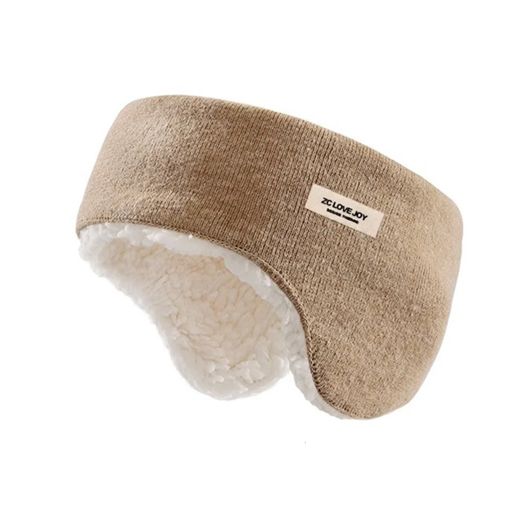 cashmere earmuffs for warmth sports headband front cover windproof earmuffs outdoor running earmuffs 241205