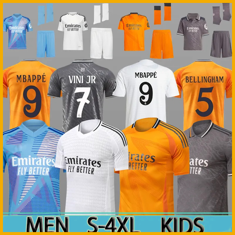 4XL MBAPPE BELLINGHAM soccer jerseys 24 25 football shirt RODRYGO VINI JR REAL MODRIC MADRIDS RealMadrid 24 25 futbol men football kids kit 2025 2024 match edition 4XL