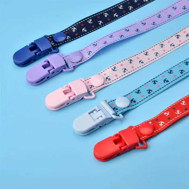 Pacifier Holders Clips# Gum Anti-drop Rope Clip 5 Colors Nipple And Accessories Pacifier Chain Anti-drop Rope About 36cm Pregnant Baby Webbing Clip H2