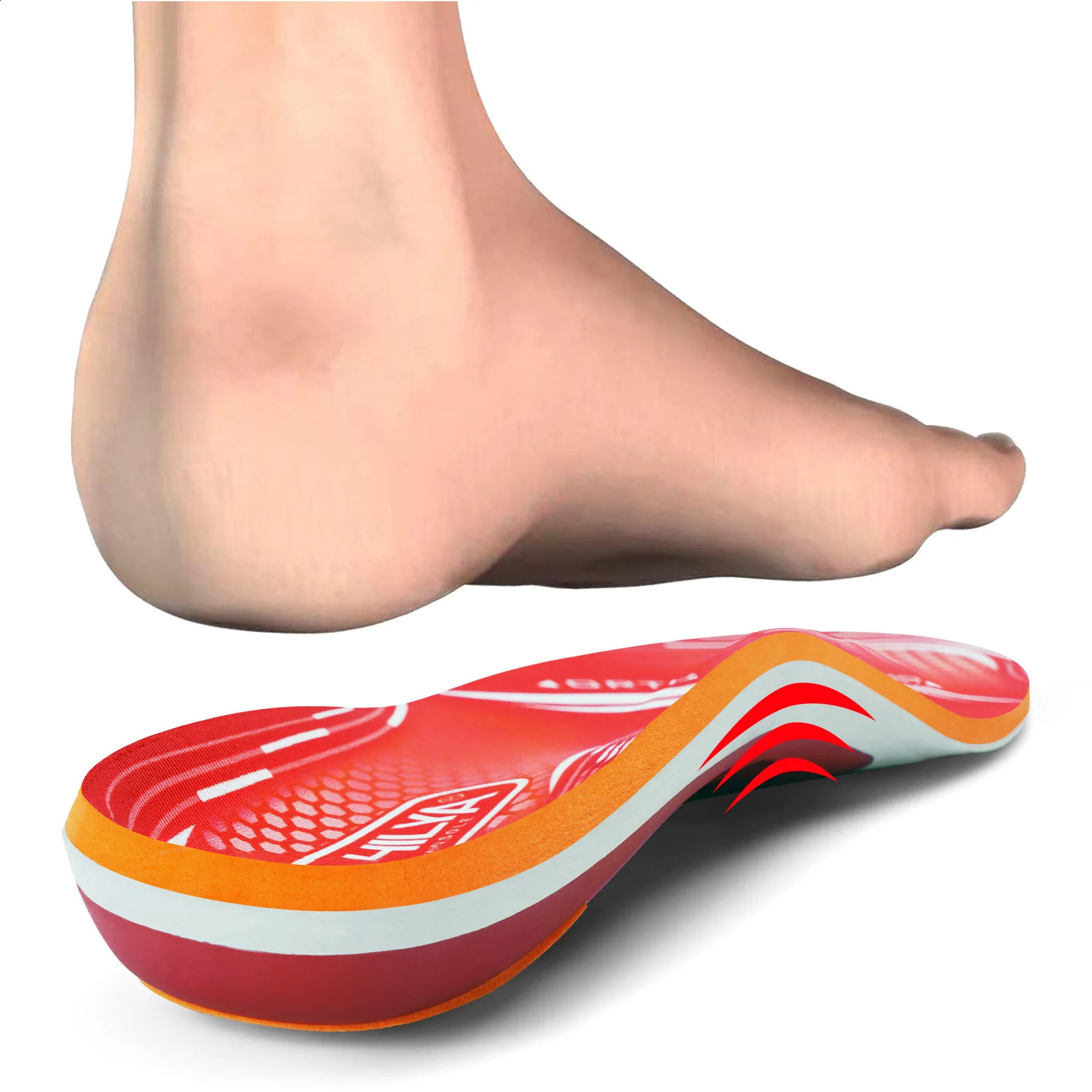 220lbs Plantar Fasciitis Orthopedic Sport Insole High Arch Support Men Women Sole Flat Feet Pain Relief Ortic Shoe Insert 241205