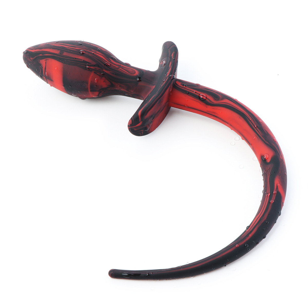 Manufacturer's hot selling SM adult female sexual products, passionate silicone backcourt tail gecko anal plug, couple flirting toy