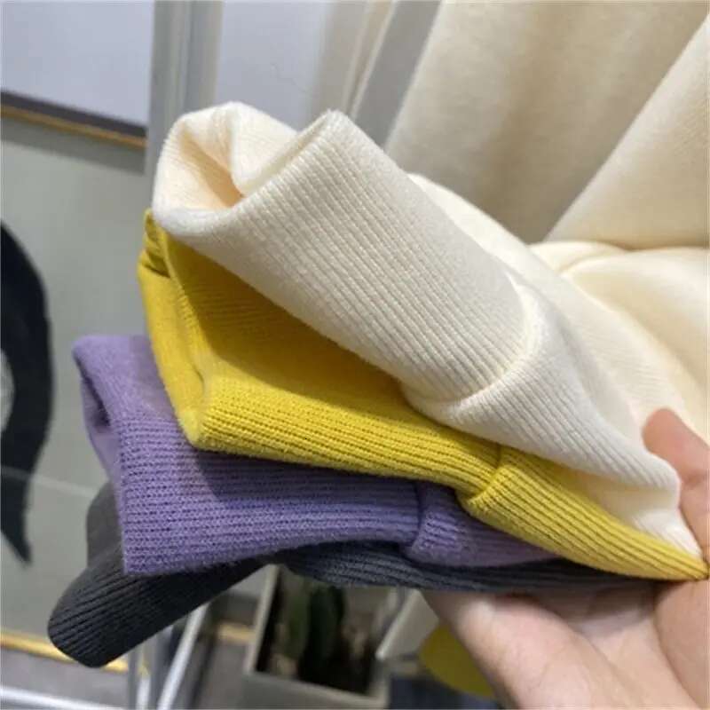 Women's Spring Autumn Thin Sweatshirt New Korean Ins Trendy Stylish Versatile Loose Fit Lazy Side Slit Jacket Top