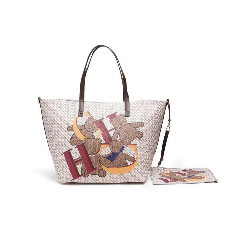 Ladies Large Capacity Handbag Simple Chain Bag Fashion PVC Material Design Business Banquet Brand