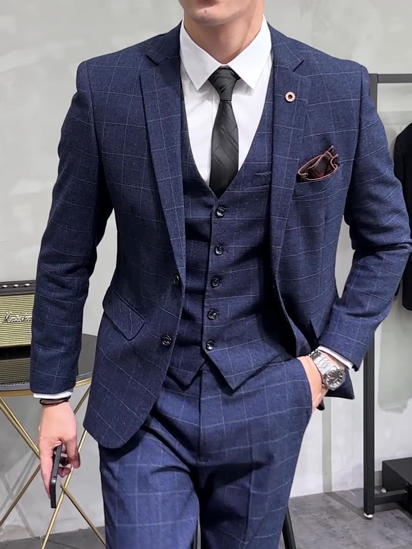 3636 Men's Trendy Groomsmen Dress Shirt with Stylish Collar Design