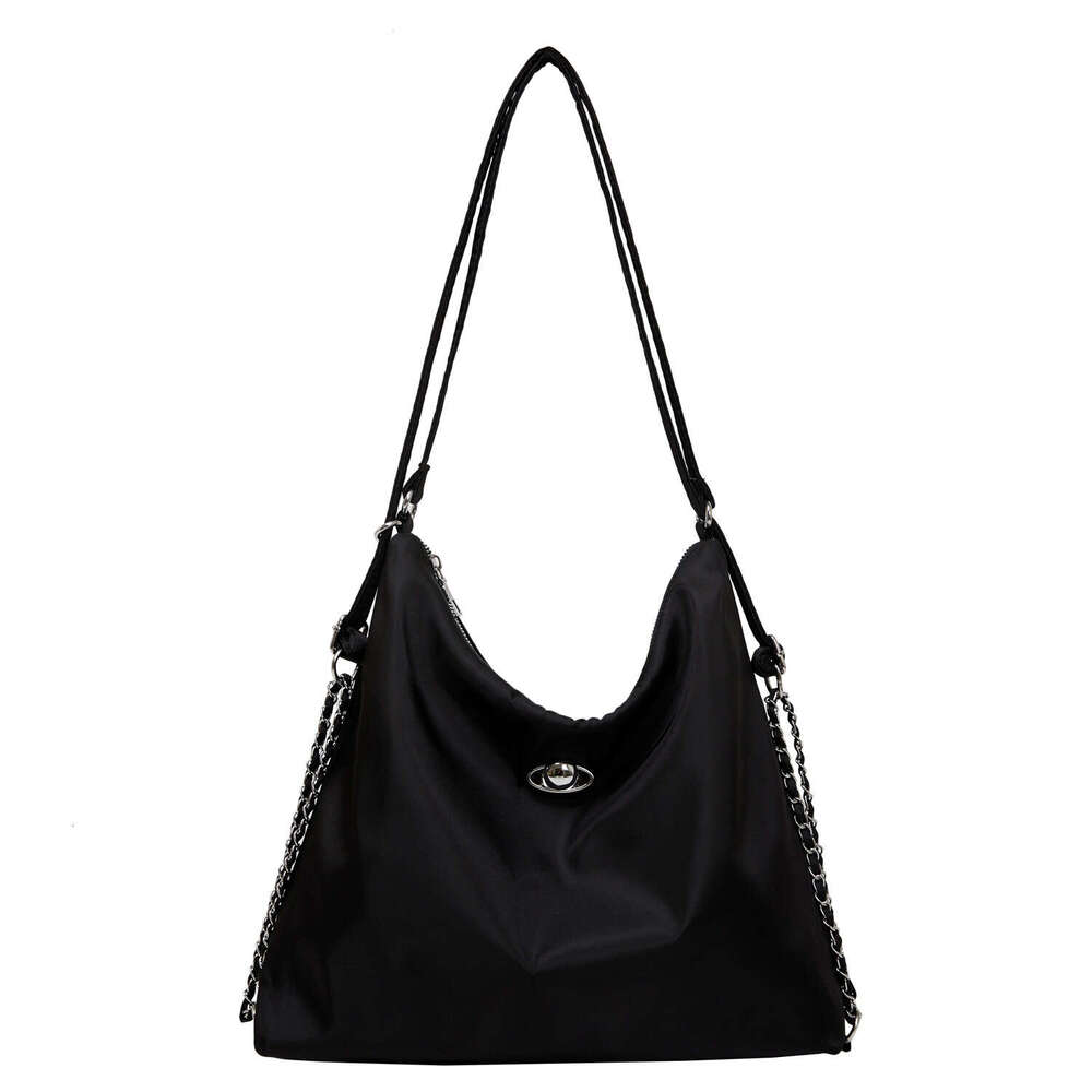 Korean Version Large Capacity Canvas Women's Summer New Backpack Trendy Niche High-End Sense Single Shoulder Tote Bag Fashionable Quality Classic