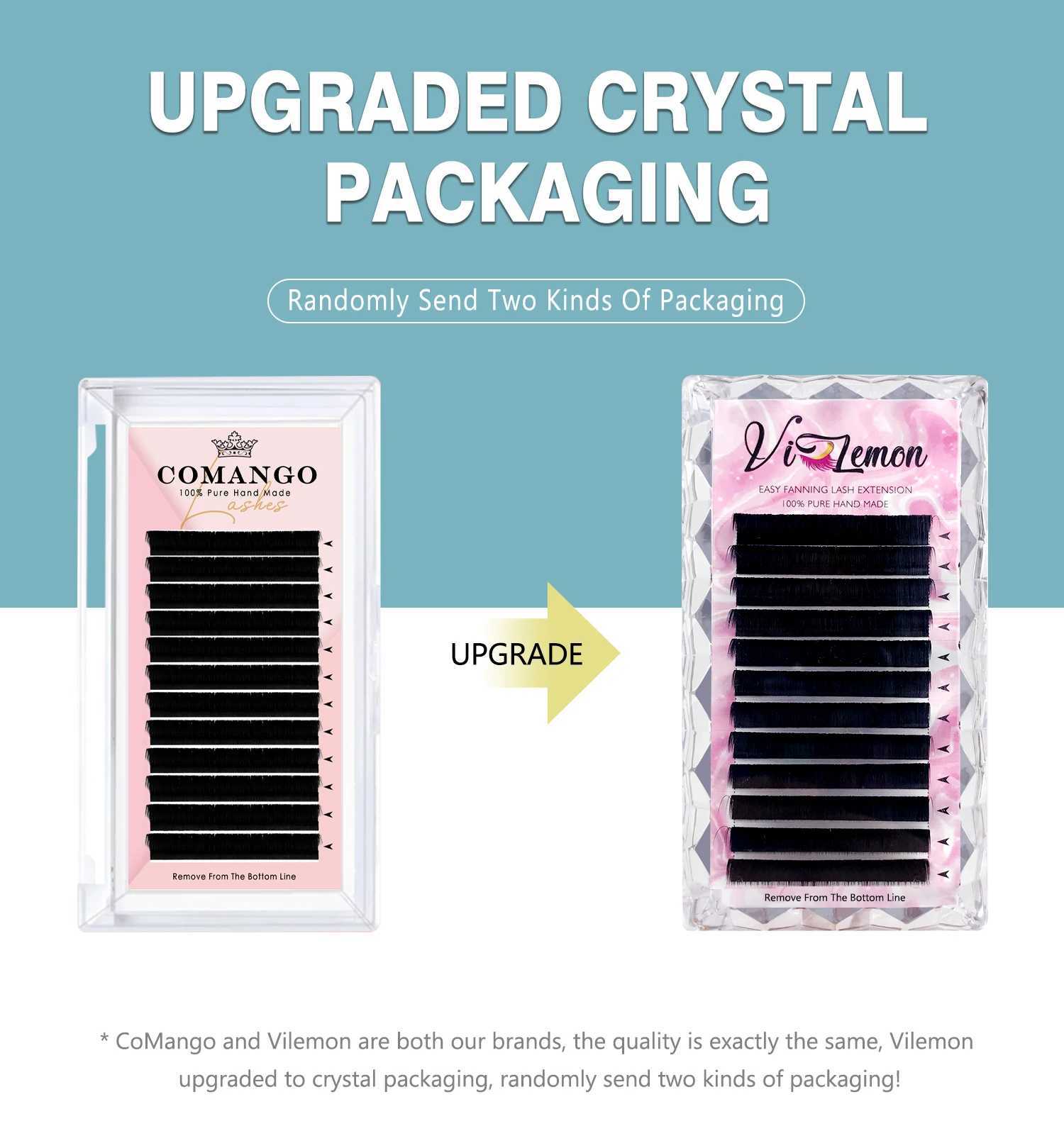 False Eyelashes C/D/DD Curl Easy Fan Lashes Fast Bloom Eyelash Extension Self-Making Volume Fans Lash Extensions Cat Eye Lashes Wisp Lashes z241206