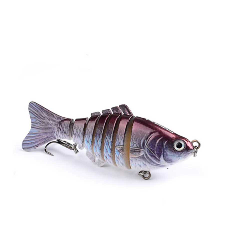 1PCS Jointed Multi Sections Fishing Lure 10cm 15.5g Wobbr Crankbait Artificial Hard Bait Swimbait Trolling Carp Fishing TackXJ241128