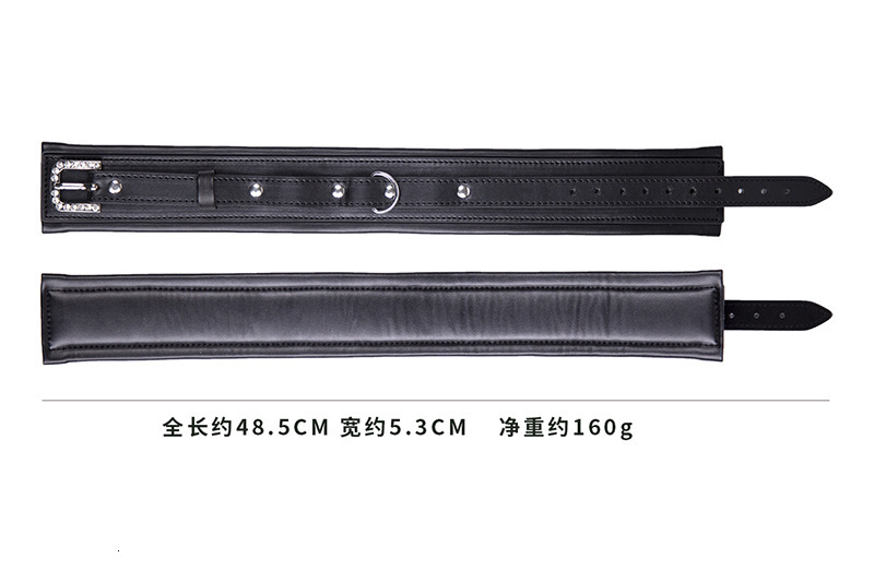 Adult adult sex toys, leather neck covers, sponge ties, pet restraints, collars, sex toy manufacturers, wholesale in stock