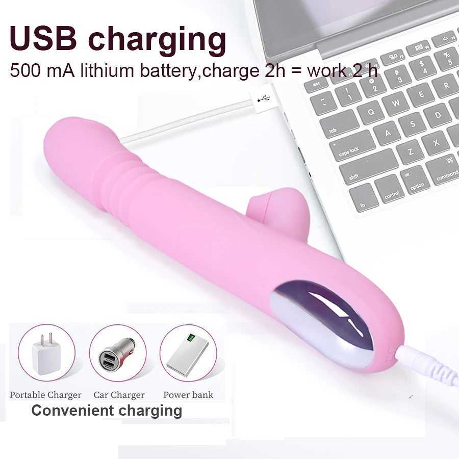 Heating Sex Toy Dildo Vibrator for Women Clitoral Sucking Stimulation G-spot Rotation Telesic Massage Female PleaXJ241206