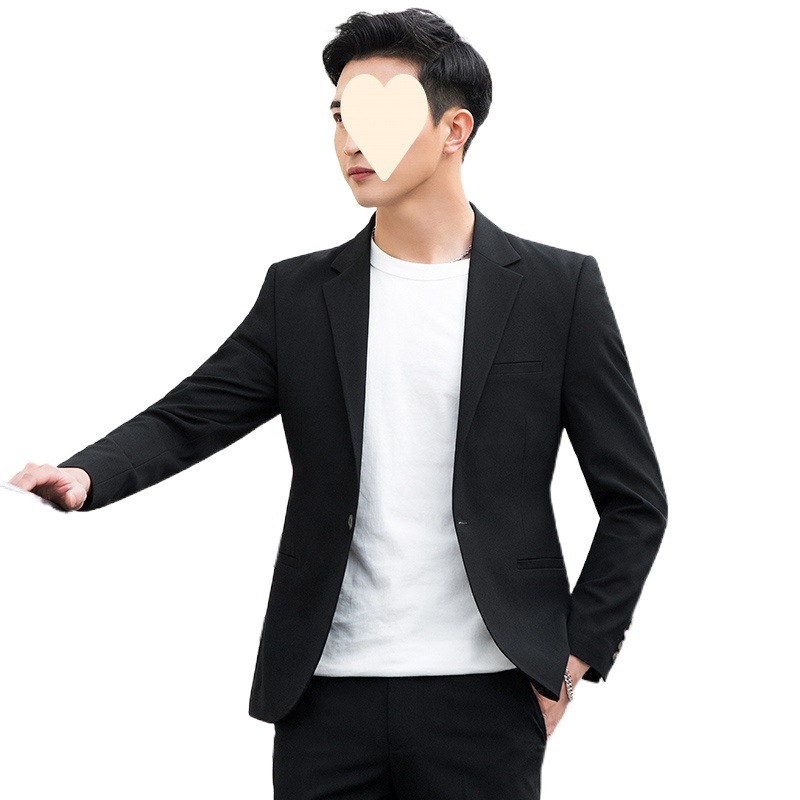 M826Men's casual suit jacket Korean style trendy slim fit handsome suit men