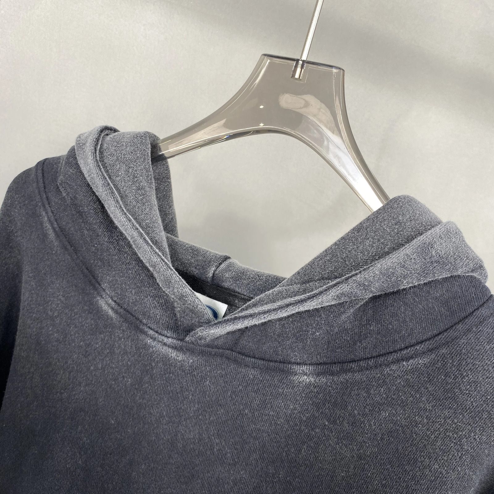 do old thinsection washing mens hoodie Oversized Sport Knitted Hooded Pullovers 241203