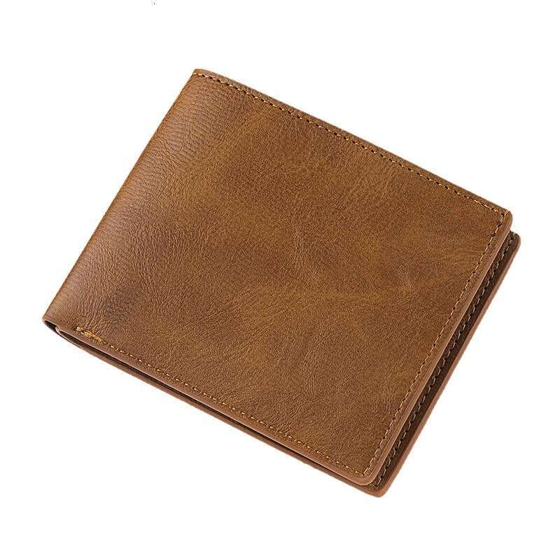 Wholesale Of Horizontal Short Men's Student Vintage Wallets, Fashionable And Classic Quality