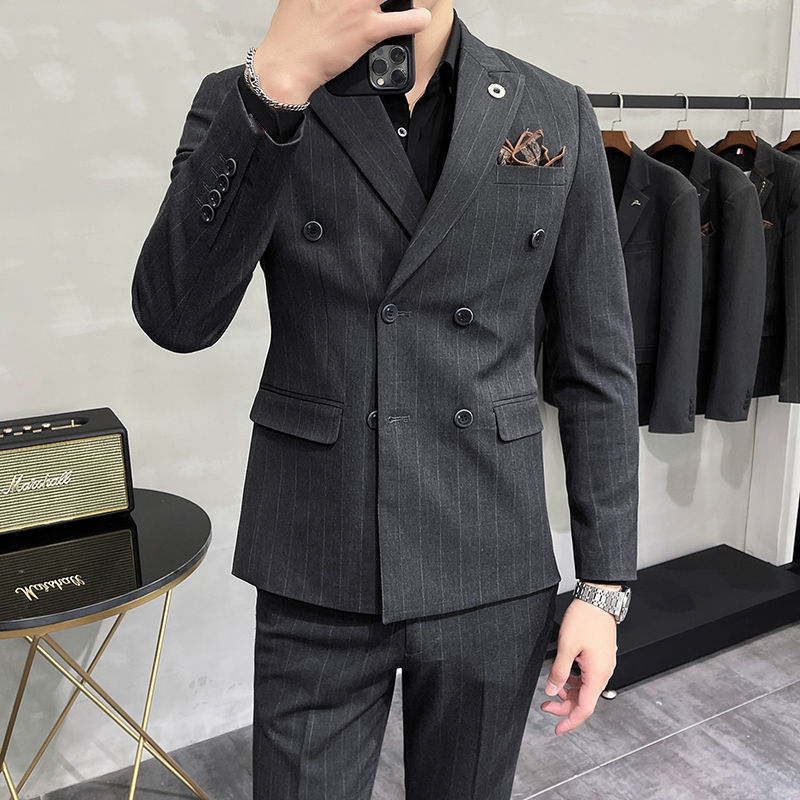 K27Men's autumn and winter wedding suits