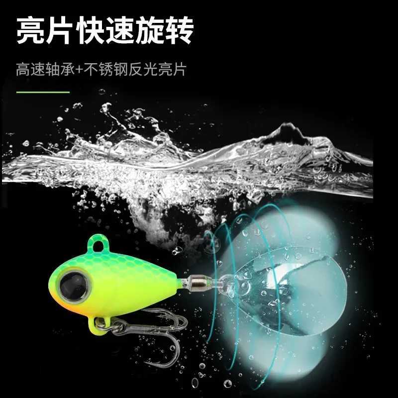 Sea Fishing Tack Bass Carp Spoon Wobbrs Buzzbait Spinner Bait Sinking Metal Jig VIB Chatteait Rotating Tail Vatalion LureXJ241128