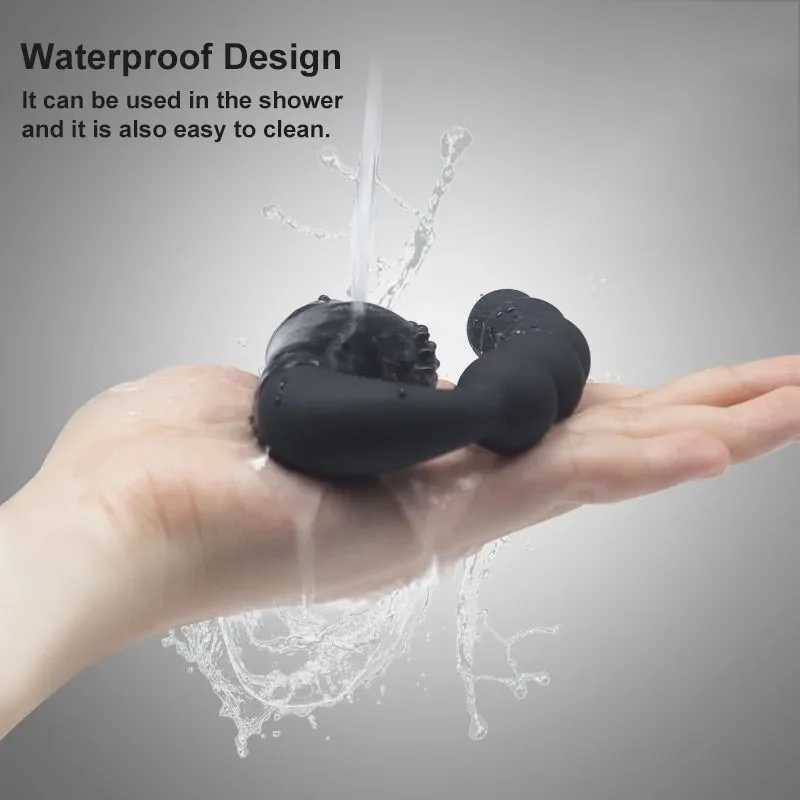 Prostat Vibrator Anal Massager Pplug To Water Test 10 Speed Stimulation of Silicon Nausea Sexual Toy Adult Male FemaleXJ241206