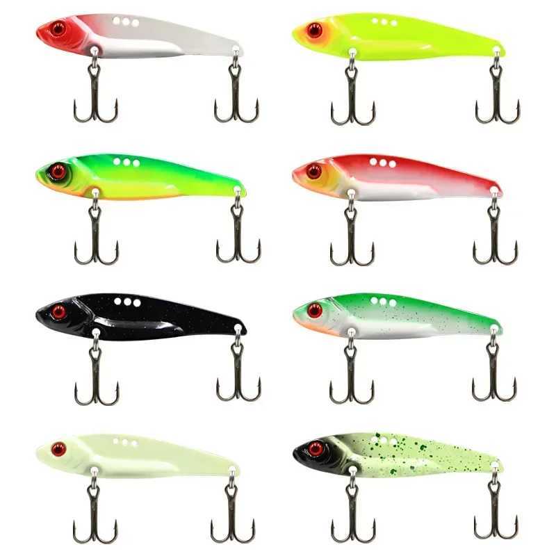 1Pcs 7g 10g 12g 14g Metal VIB Fishing Lure Vibration 3D Eyes Crank Lures Winter Sinking Hard Bait Swimbait Fishing TacksXJ241128