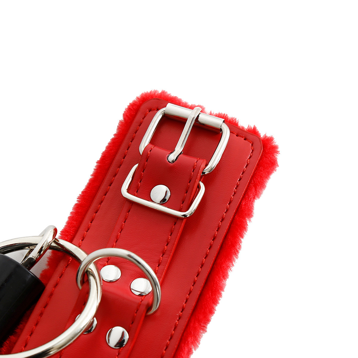 Manufacturer's spot wholesale SM adult training restraint steel pipe plush handcuffs, foot cuffs, bed binding flirting products