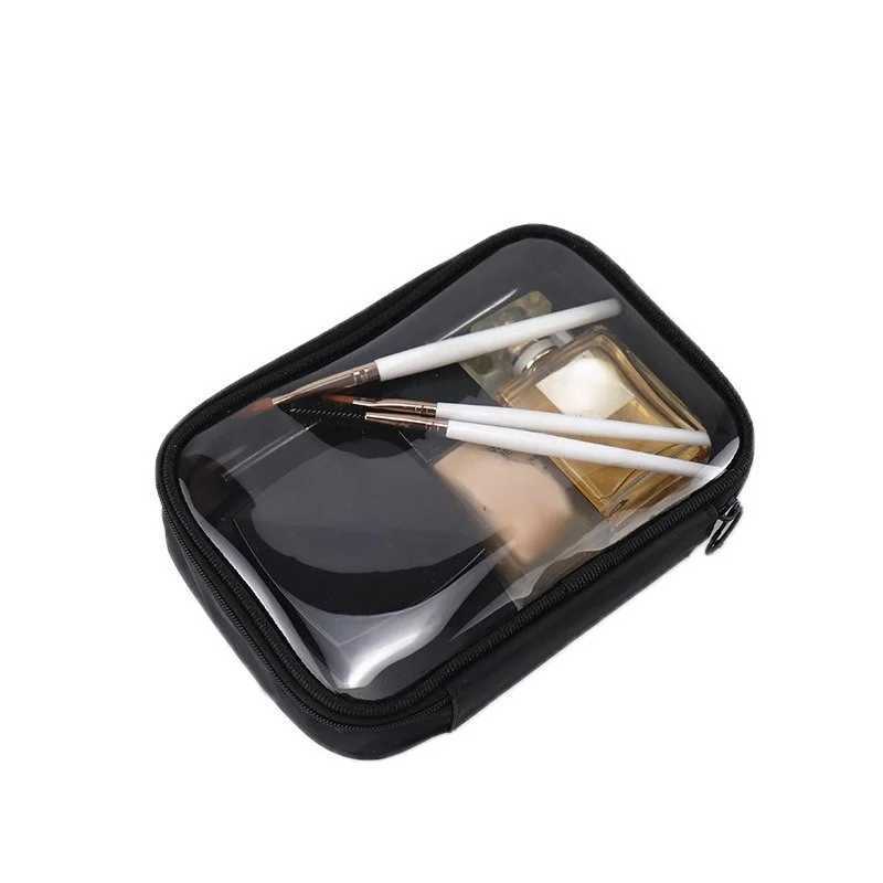Waterproof Transparent Cosmetic Bag Women Make Up Case Travel Zipper Clear Makeup Beauty W Organizer Bath Toiletry Bags KitXJ241206