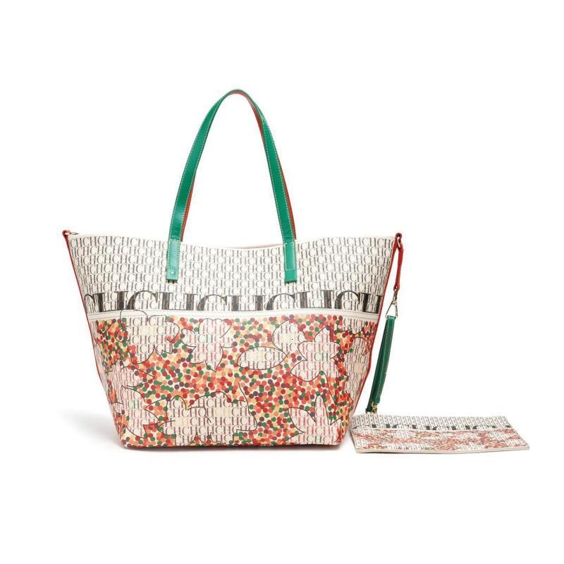 Ladies Large Capacity Handbag Simple Chain Bag Fashion PVC Material Design Business Banquet Brand